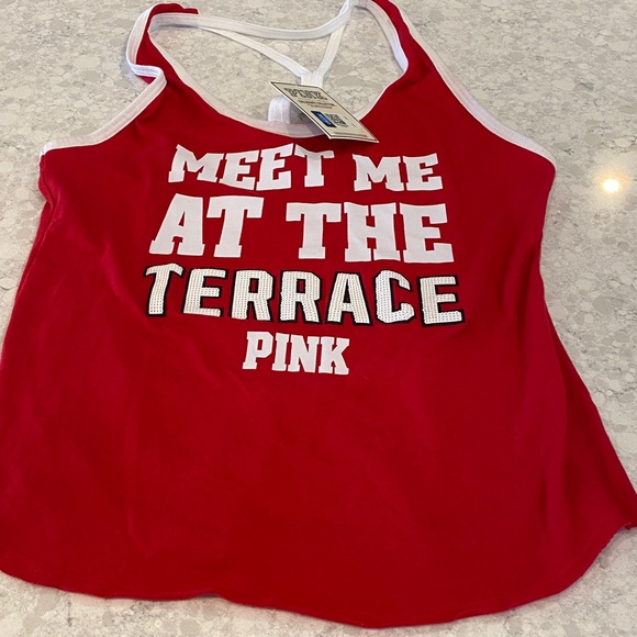 PINK Victoria's Secret Red Tank Top - Picture 3 of 5